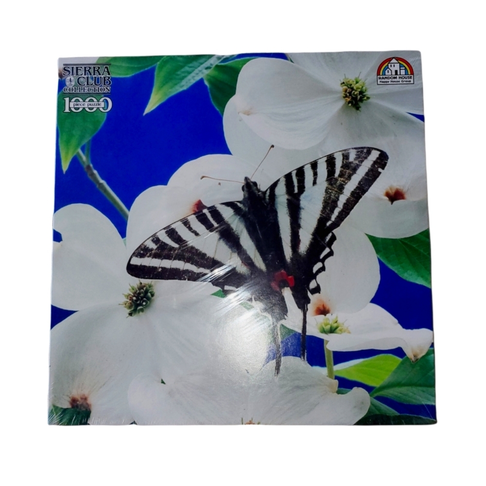 NEW Sierra Club Collection 1000 Piece "Zebra Swallowtail" Jigsaw Puzzle